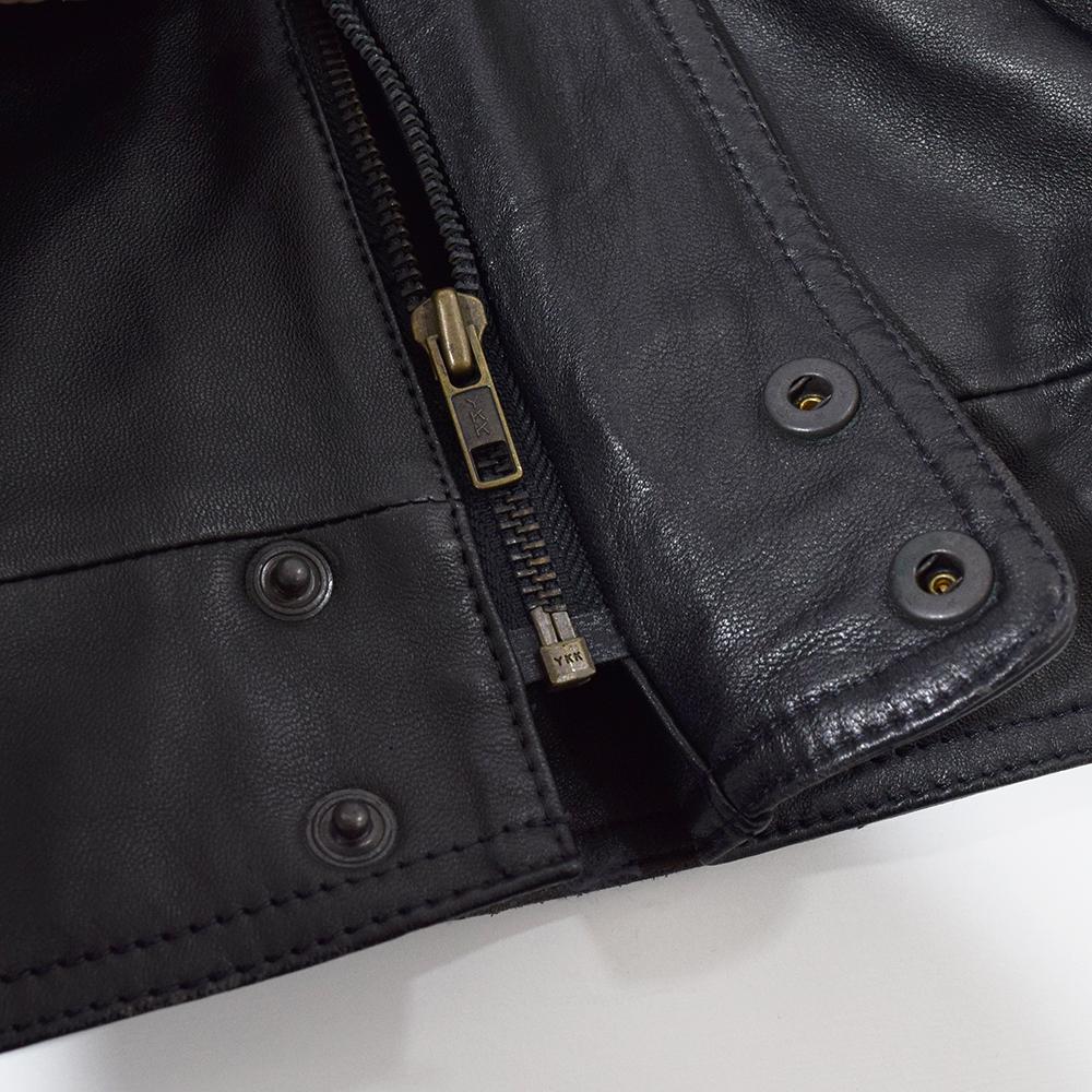 90s vintage leather blouson 短丈 レザーブルゾン M