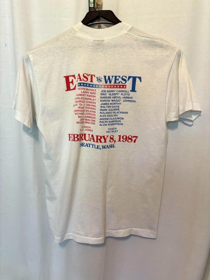 1987 NBA All StarTシャツMade in USA白 Mビンテージ