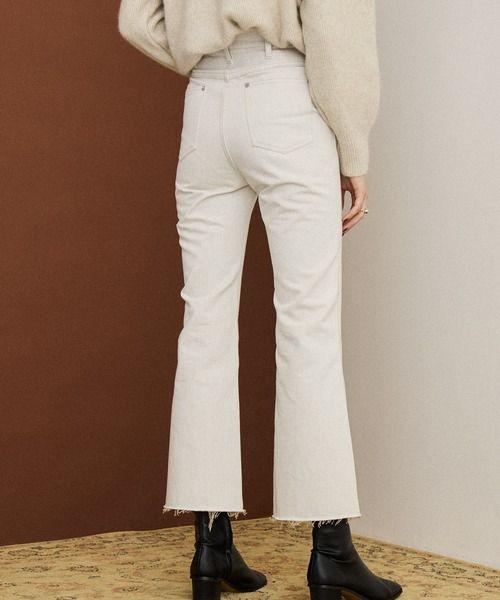 PUBLIC TOKYO Silk Denim PinTuck Flare Wv4FM-m83880660623 最大5%セット割