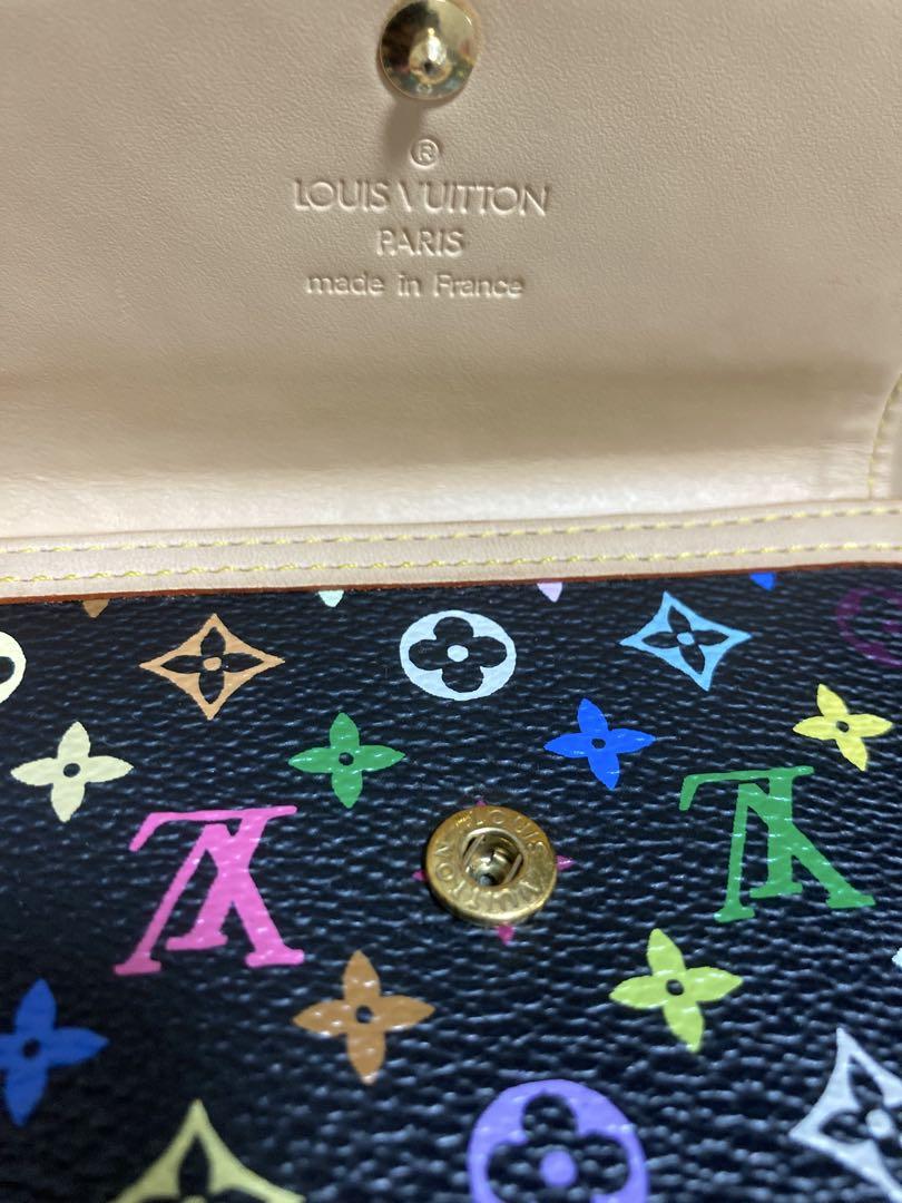 2025新商品 Louis Vuitton 三つ折り財布 モノグラム・マルチカラー 小物