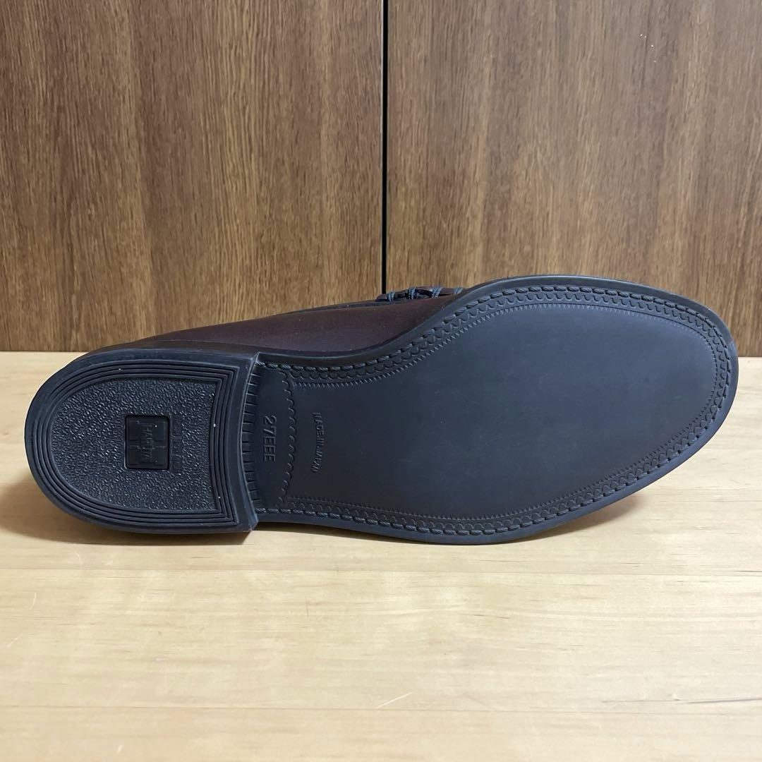 着用1回　ハルタ　ローファー　本革モデル　ダークブラウン　27cm 極美品