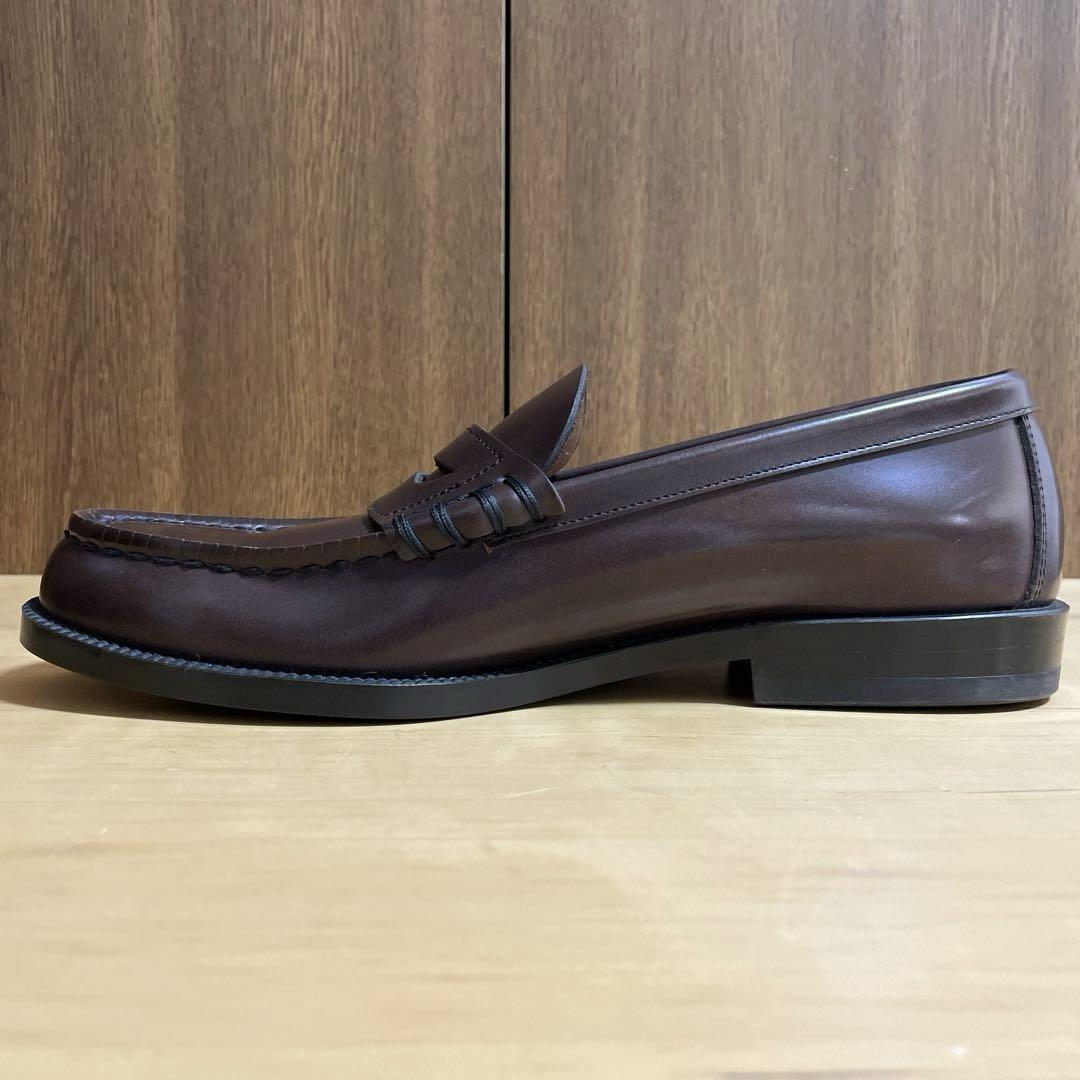 着用1回　ハルタ　ローファー　本革モデル　ダークブラウン　27cm 極美品