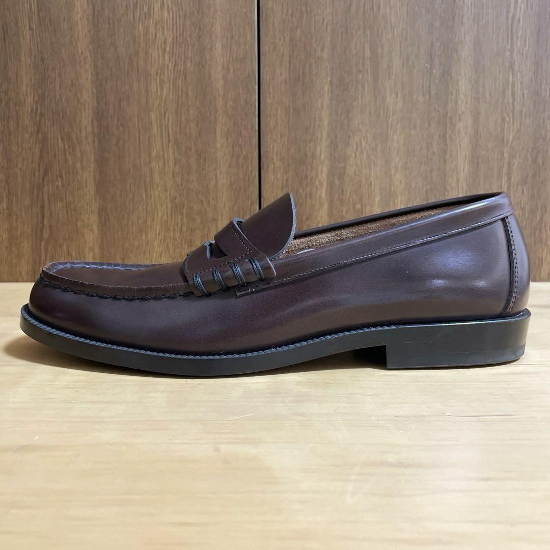 着用1回　ハルタ　ローファー　本革モデル　ダークブラウン　27cm 極美品