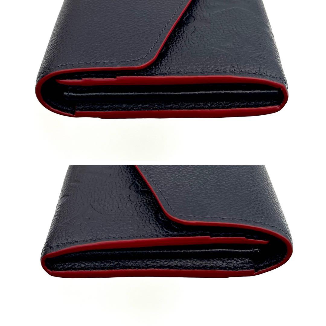 上級品・付属品あり✨ルイヴィトン✨アンプラント ポルトフォイユ サラ ネイビー ポルトフォイユ サラ