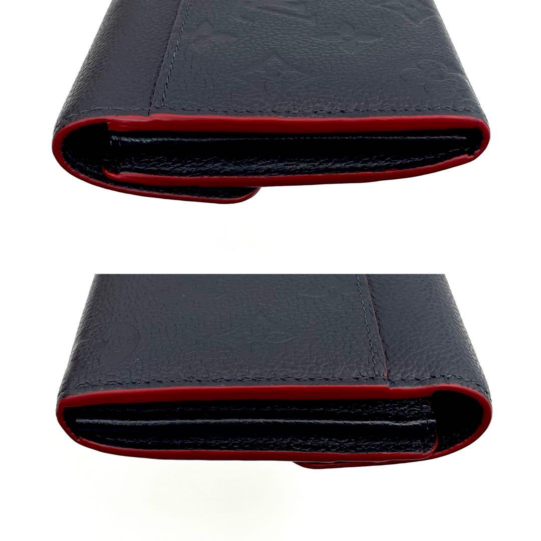 上級品・付属品あり✨ルイヴィトン✨アンプラント ポルトフォイユ サラ ネイビー ポルトフォイユ サラ