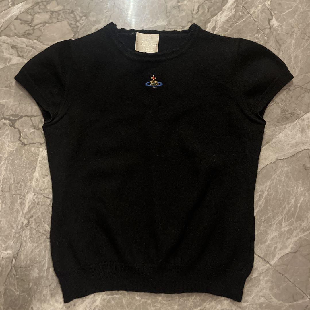 VivienneWestwood Red Labelイタリア製ブラック半袖ニット