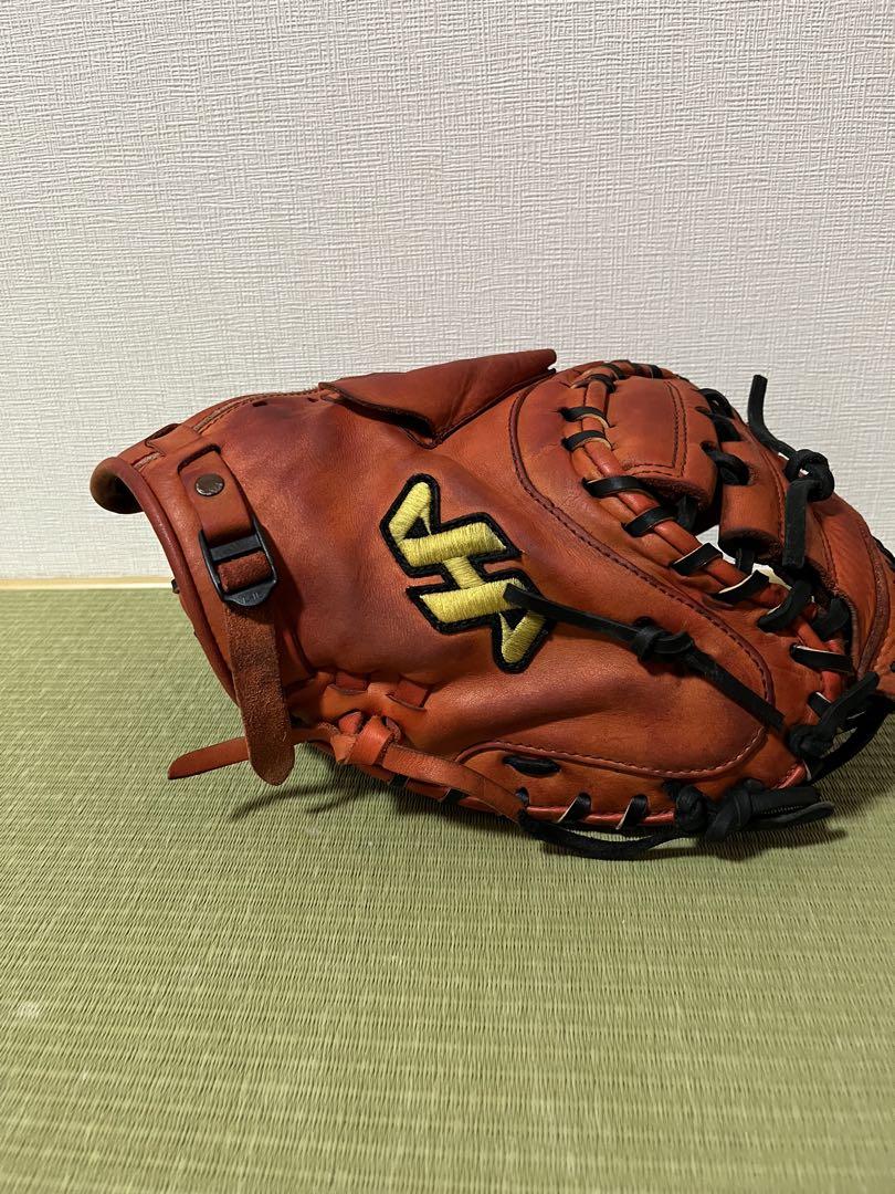 即戦力　ハタケヤマ　一般軟式キャッチャーミット　大人　グローブ　グラブ