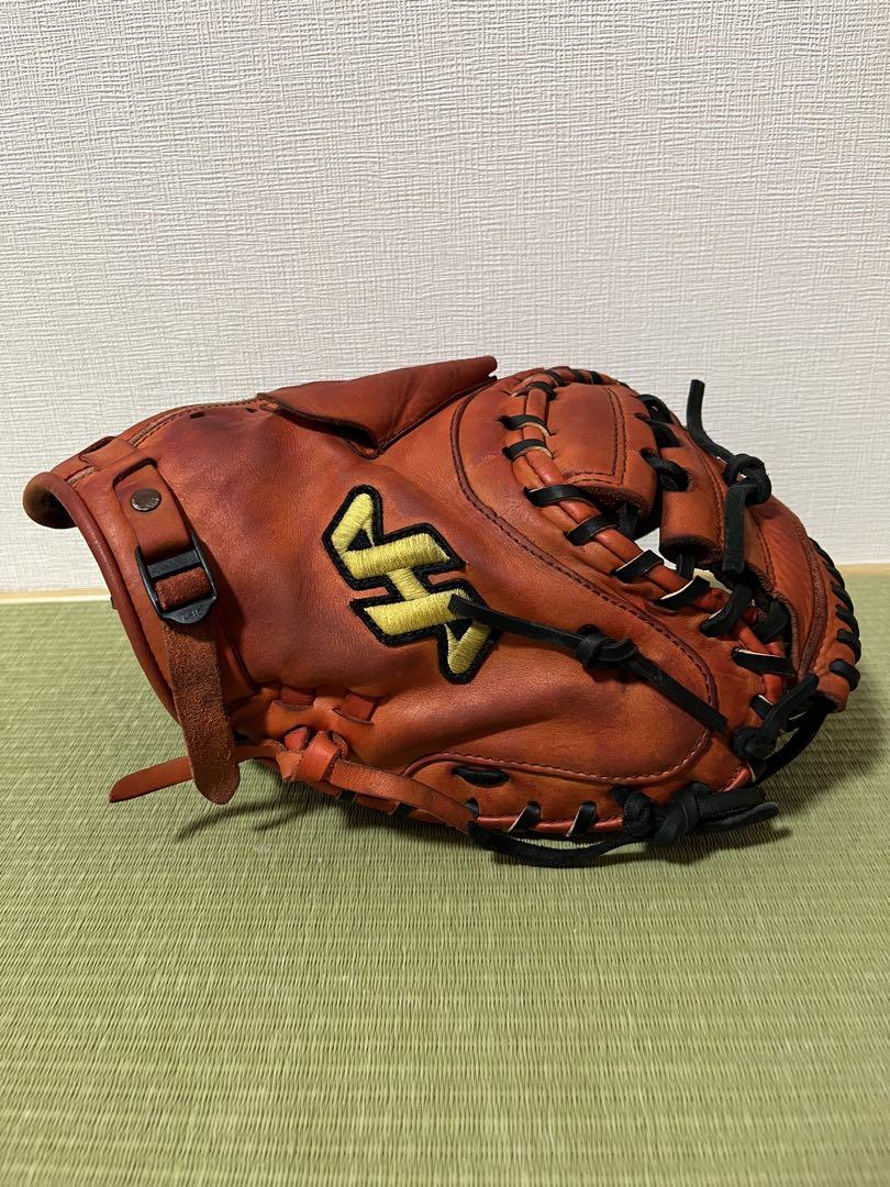 即戦力　ハタケヤマ　一般軟式キャッチャーミット　大人　グローブ　グラブ