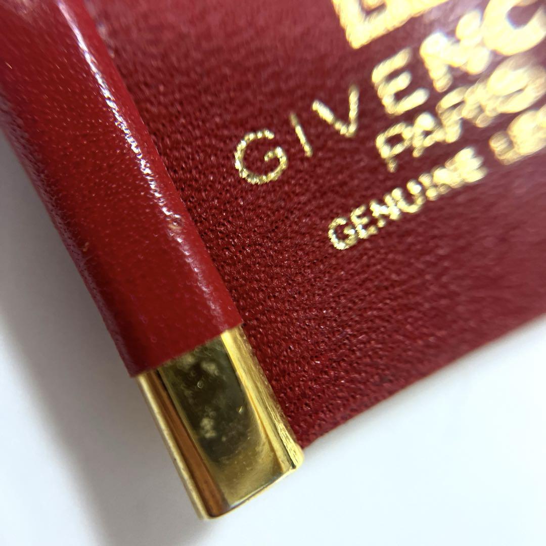 <GIVENCHY>ジバンシィ　ゴールド×レザー キーホルダー