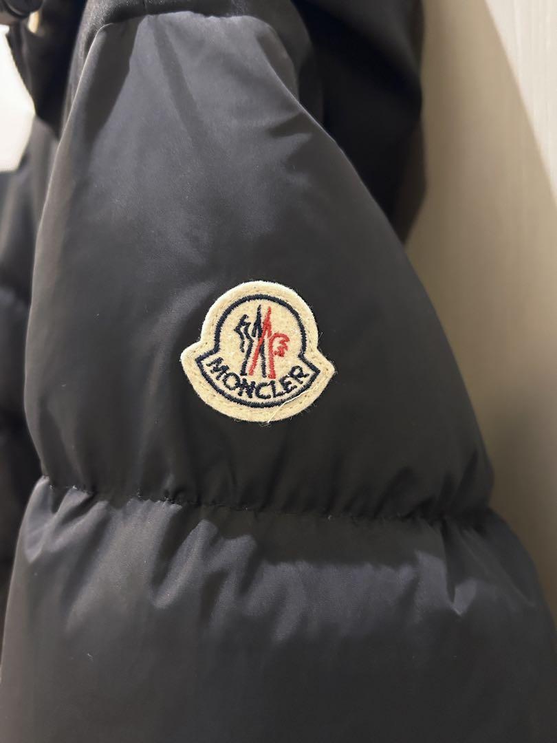 【100%本物】MONCLER ダウンジャケット 黒 サイズ1