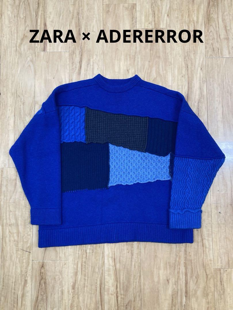 【ZARA × ADERERROR】パッチワーク オーバーサイズ セーター