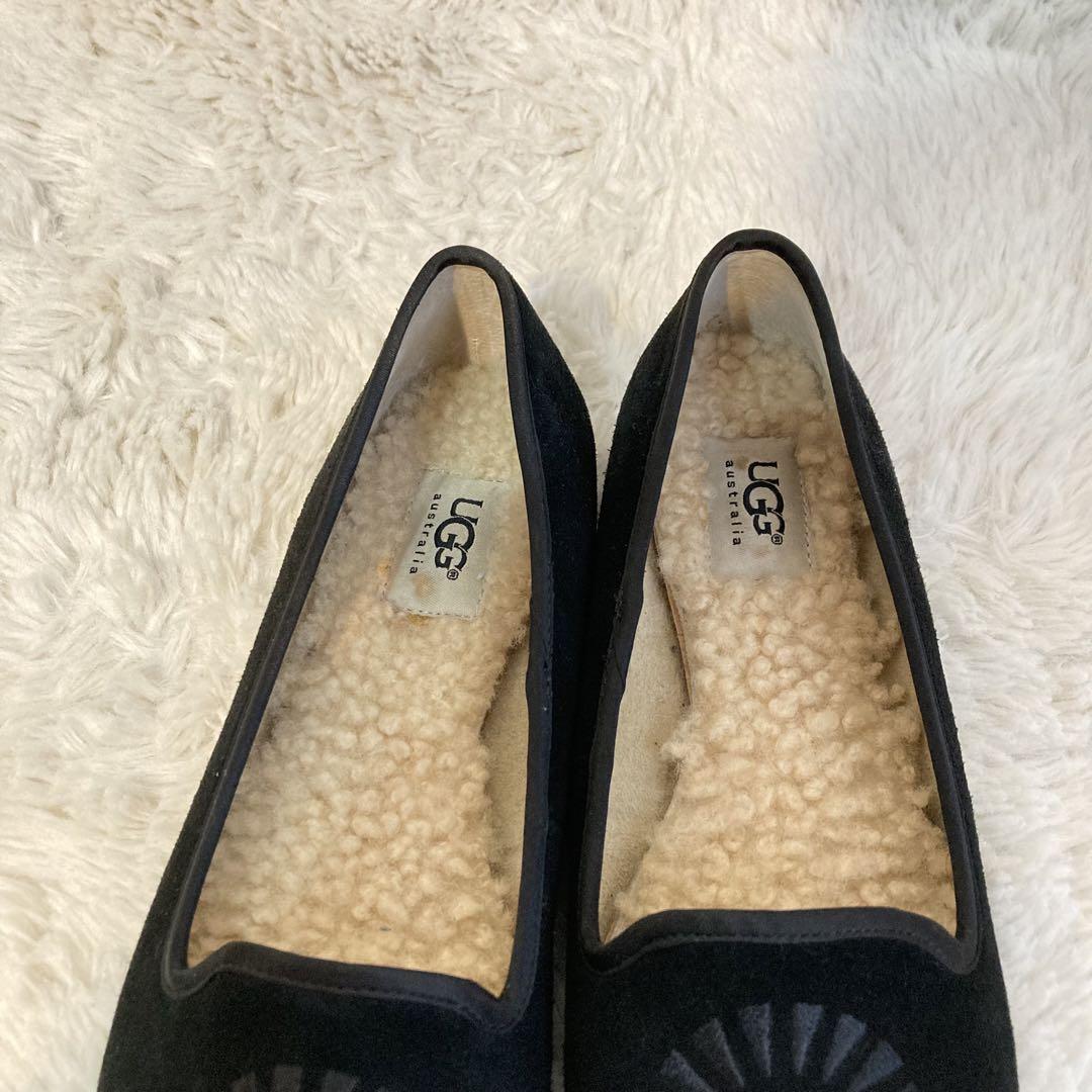 UGG オーストラリア アロウェイ フラットシューズ ブラック　25㎝