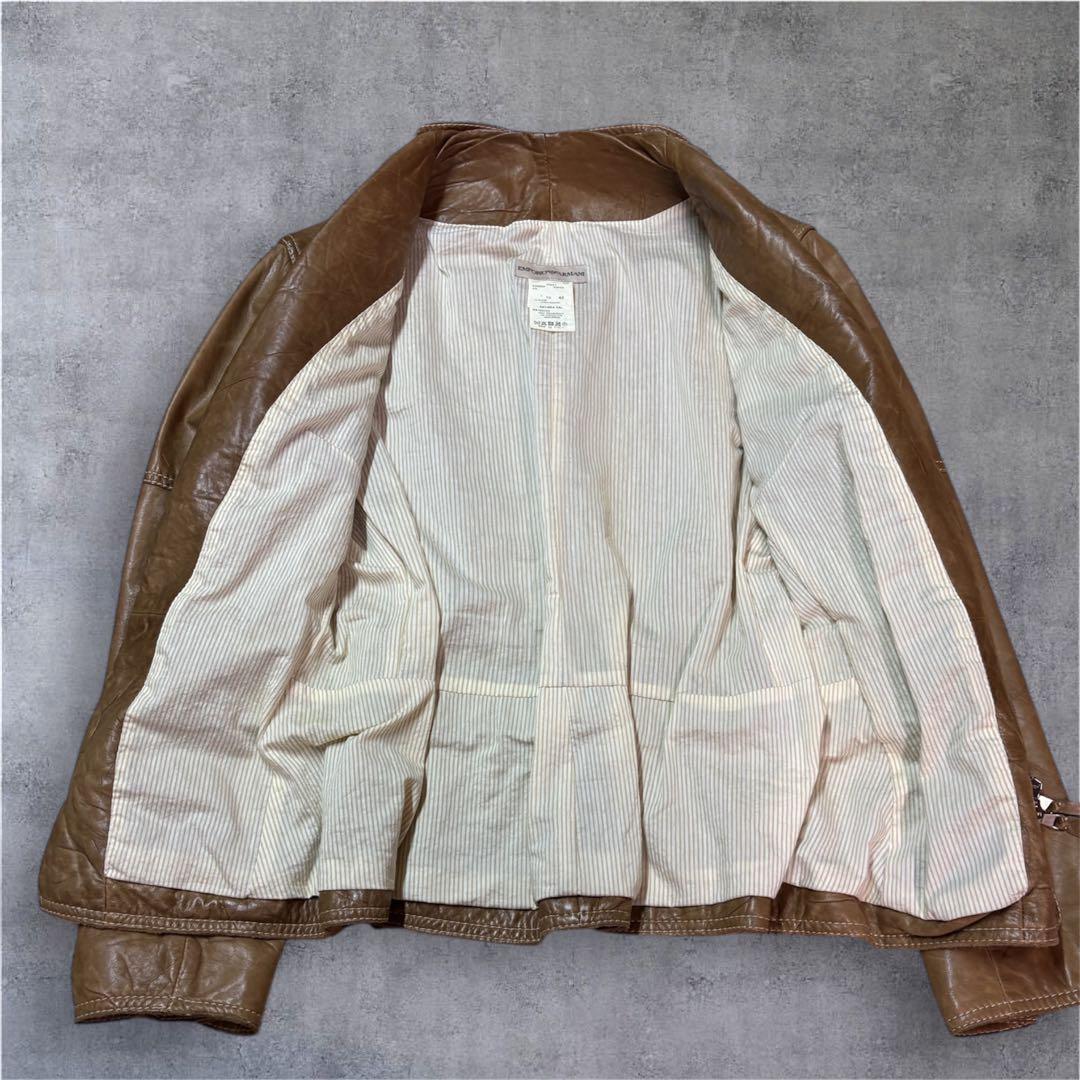 【セール中】Emporio Armani Leather jacket