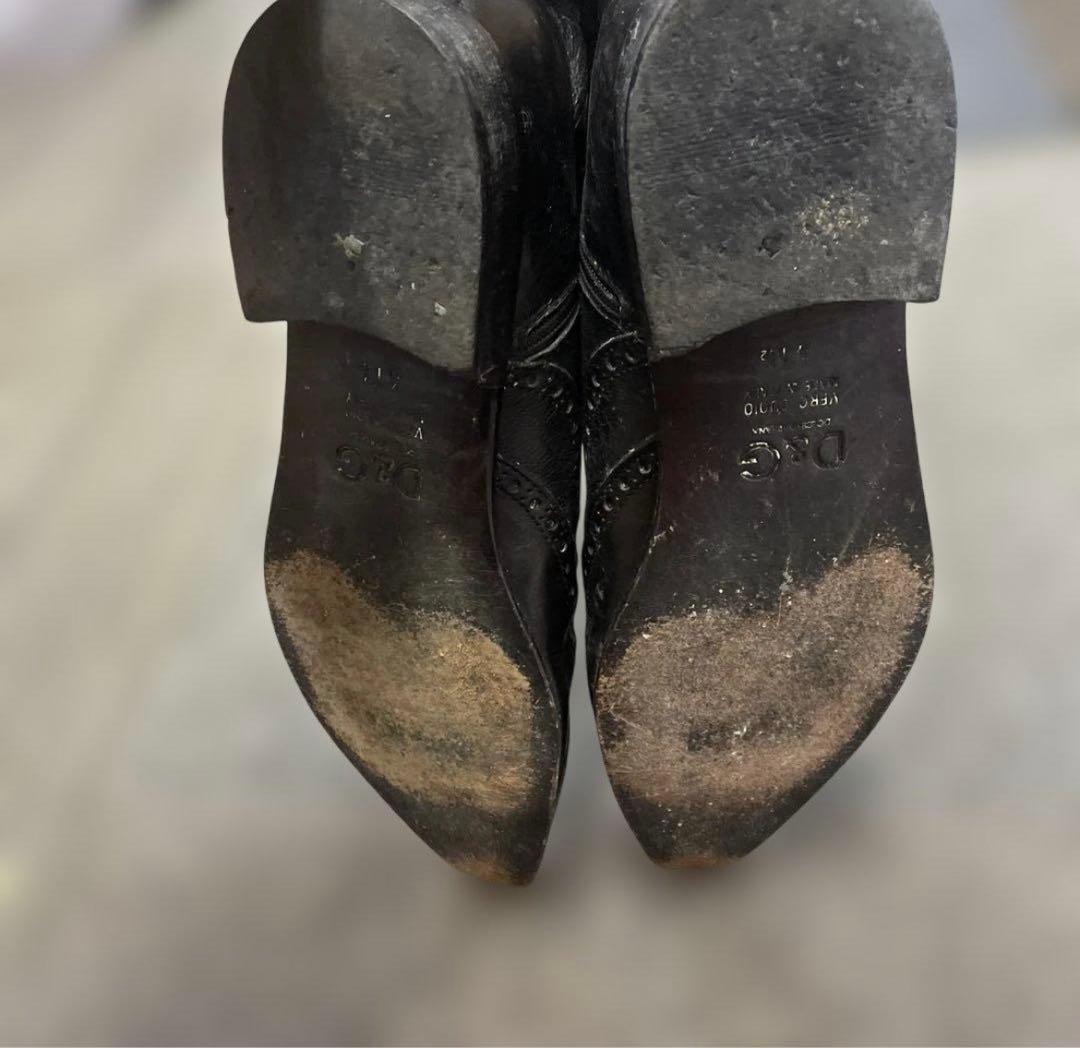 希少 美品 DOLCE&GABBANA ブーツ 靴イタリア製約25.5。9 希少 美品 DOLCE&GABBANA ブーツ 靴イタリア製約25.5。9