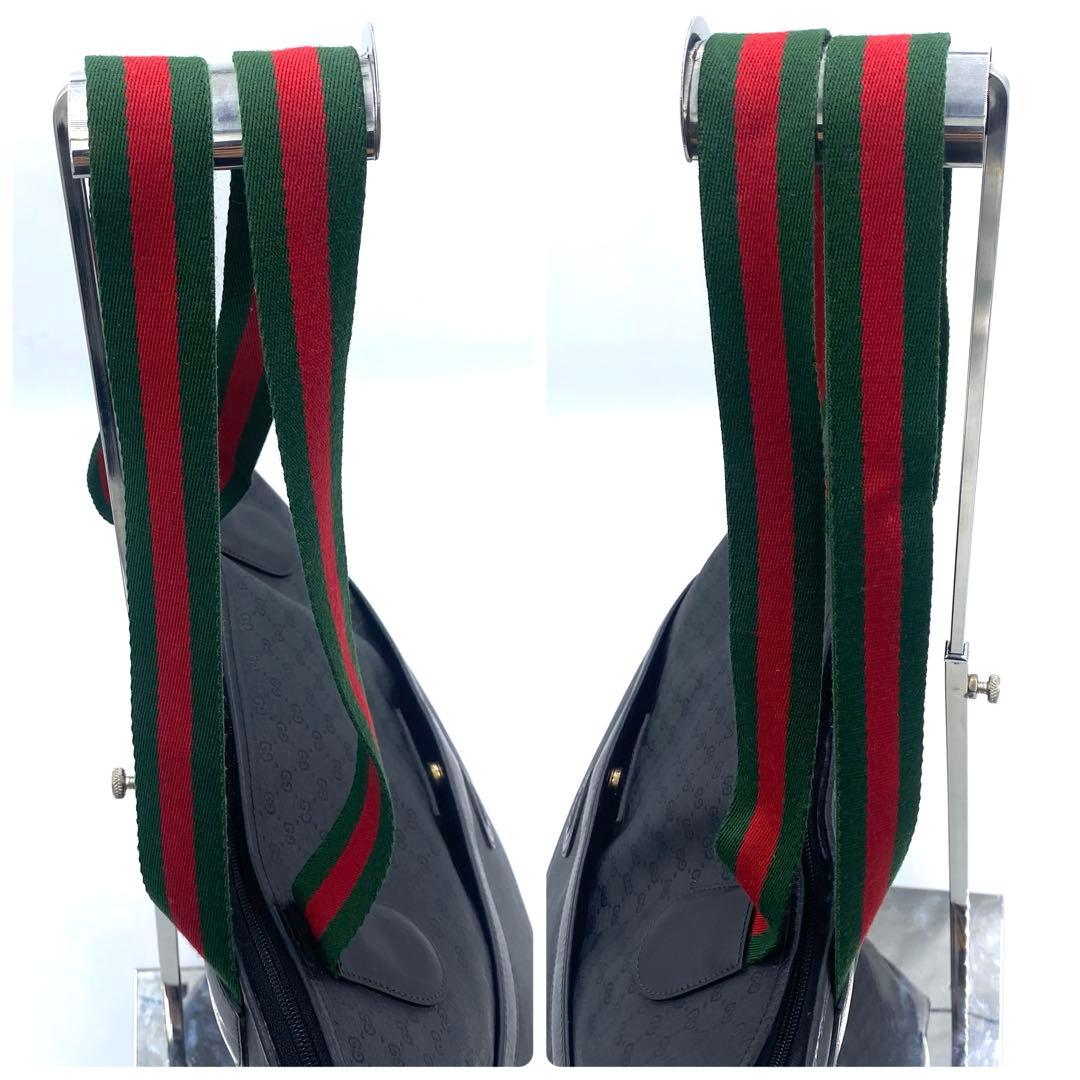 美品✨グッチ トートバッグ GGスプリーム シェリーライン インターロッキング黒 美品✨グッチ トートバッグ GGスプリーム シェリーライン インターロッキング黒