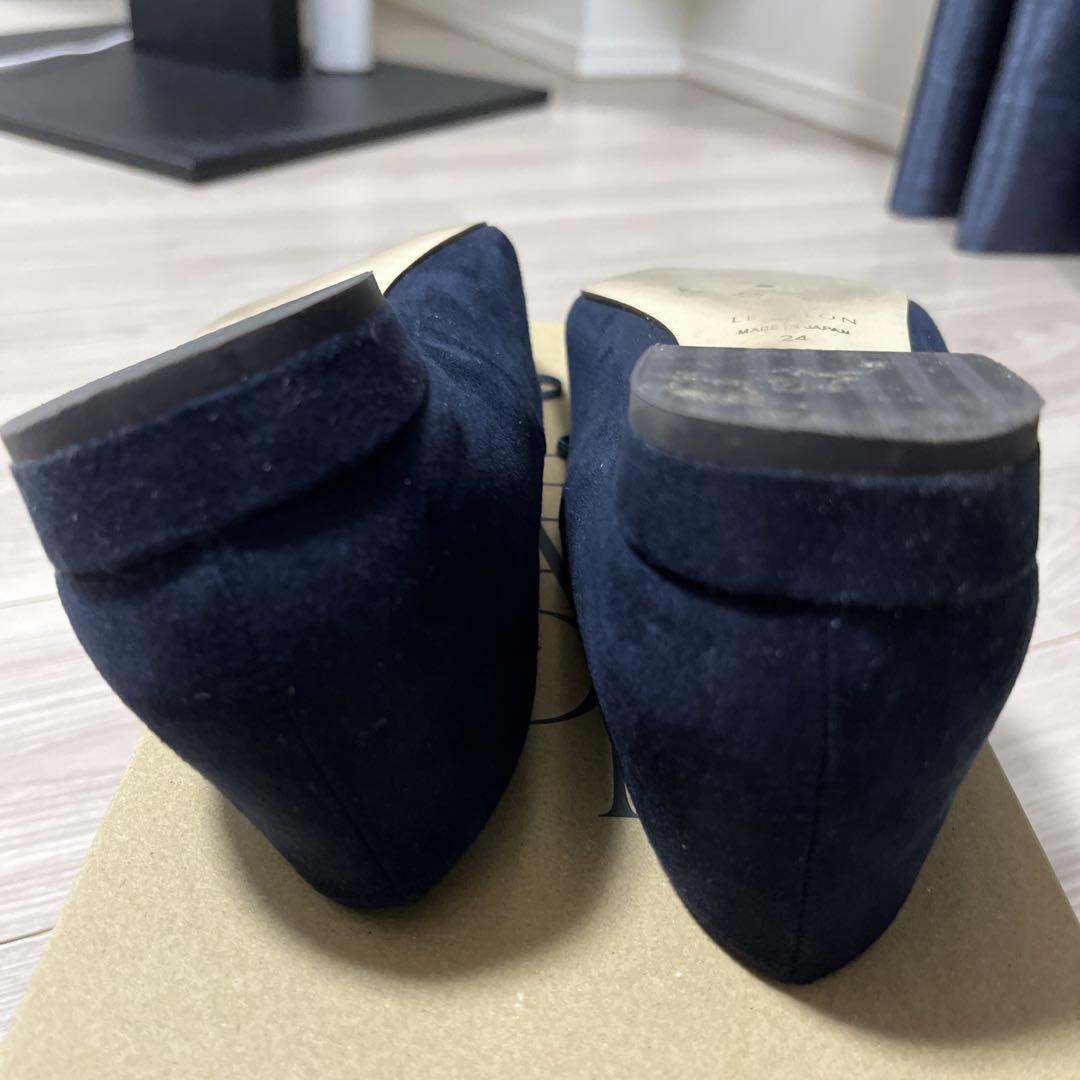 MAKI KANEKO×LE TALON ポインテッド2way リボンフラット レディース