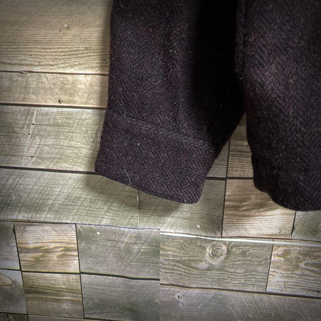 WTAPS BUDS ミリタリー シャツジャケット ヘリンボーン ウール S WTAPS BUDS ミリタリー シャツジャケット ヘリンボーン ウール S