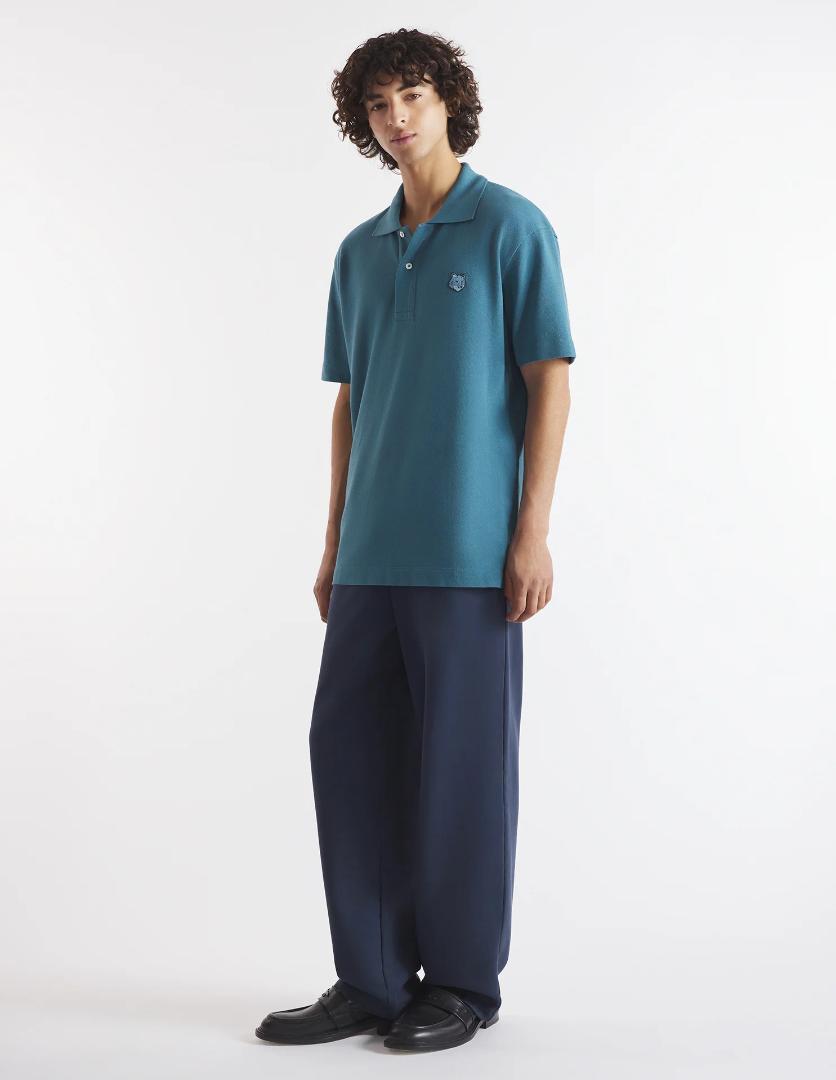 maison kitsune bold fox head ポロシャツ S bl