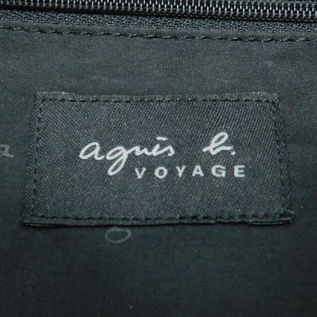いません 美品agnes ナイロン 黒 正規品 jPNiJ-m83915315360 b.アニエスベーボヤージュ トートバッグ みのお