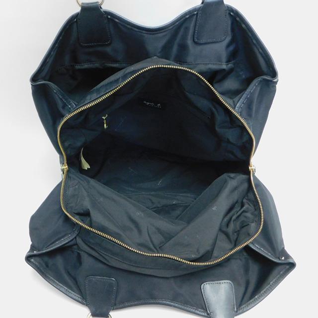 いません 美品agnes ナイロン 黒 正規品 jPNiJ-m83915315360 b.アニエスベーボヤージュ トートバッグ みのお