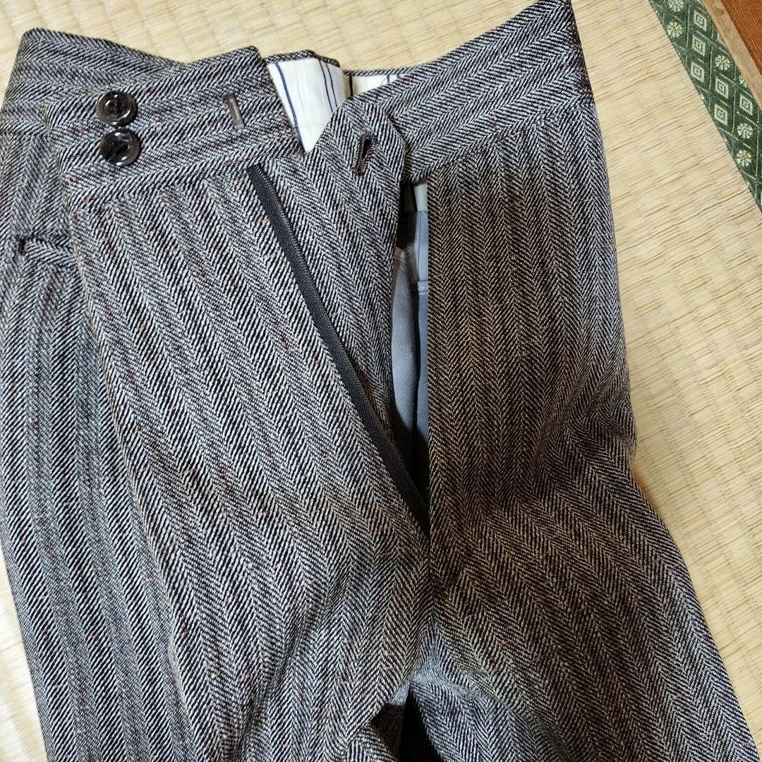 古着　昭和　レトロ　スリーピース　セットアップ　スーツ　ビンテージ