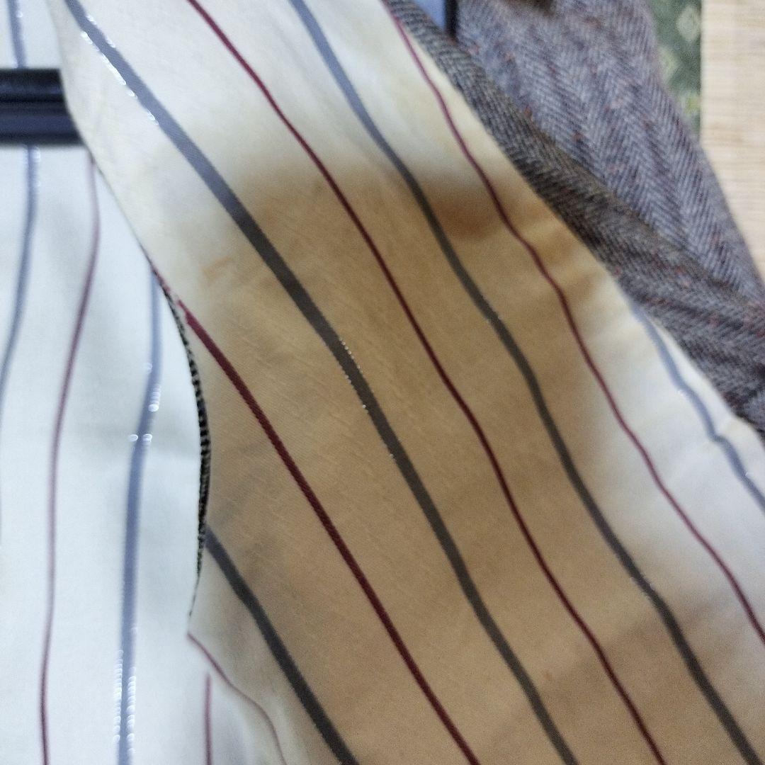古着　昭和　レトロ　スリーピース　セットアップ　スーツ　ビンテージ