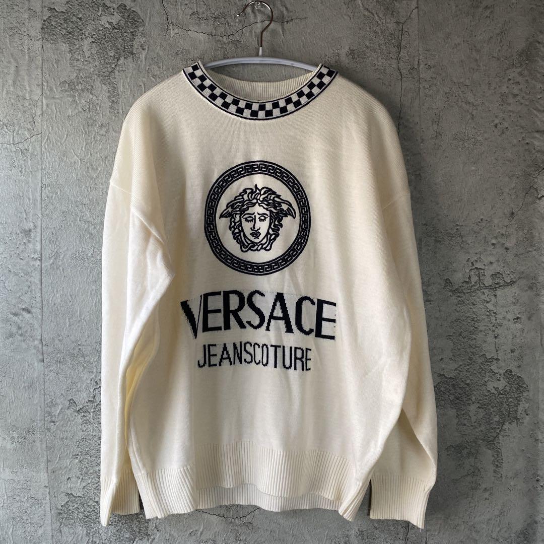 GIANNI VERSACE  メデューサロゴ  ニットトップス