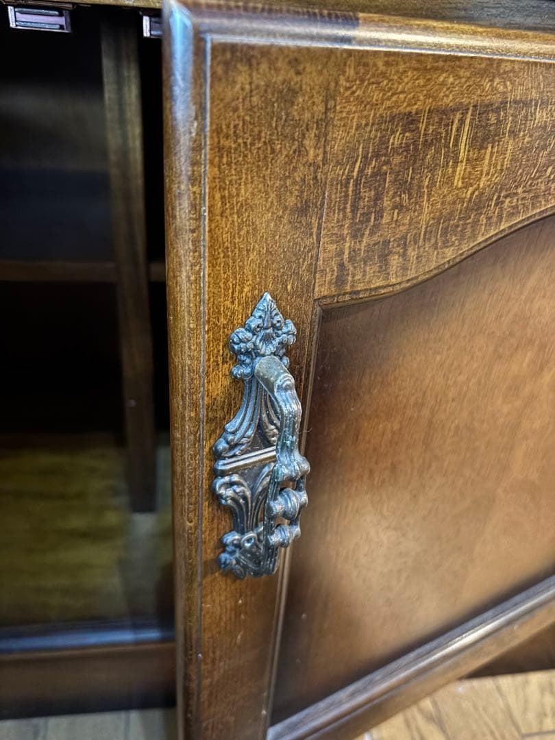 ガラス扉付き引取り バラ売カリモク家具