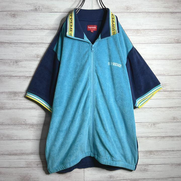 【入手困難!!】シュプリーム ✈︎刺繍 ポロシャツ 半袖シャツ ゆるだぼ 重ね着 入手困難!!】シュプリーム ✈︎刺繍 ポロシャツ 半袖シャツ ゆる