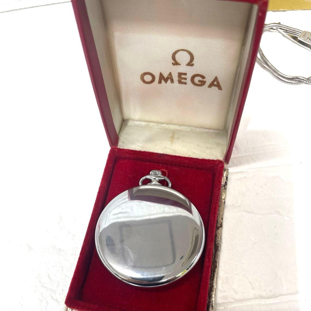 【Ｍ9】レア✨OMEGA Geneve シルバー懐中時計