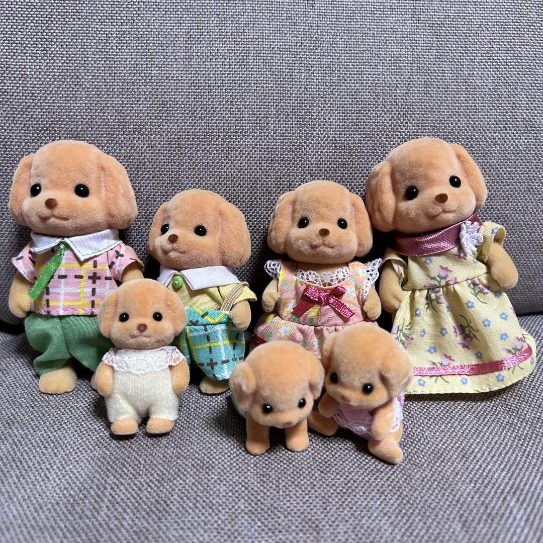 シルバニアファミリー トイプードルファミリーまとめ売り - メルカリ