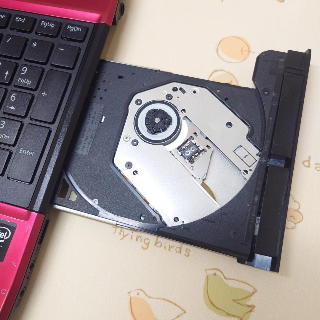 ひ*り様 Windows11 オフィス付き 新品SSD i7 赤ノートパソコン