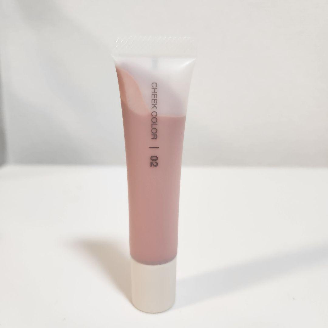 無印良品 クリームチーク 02 ピンクベージュ