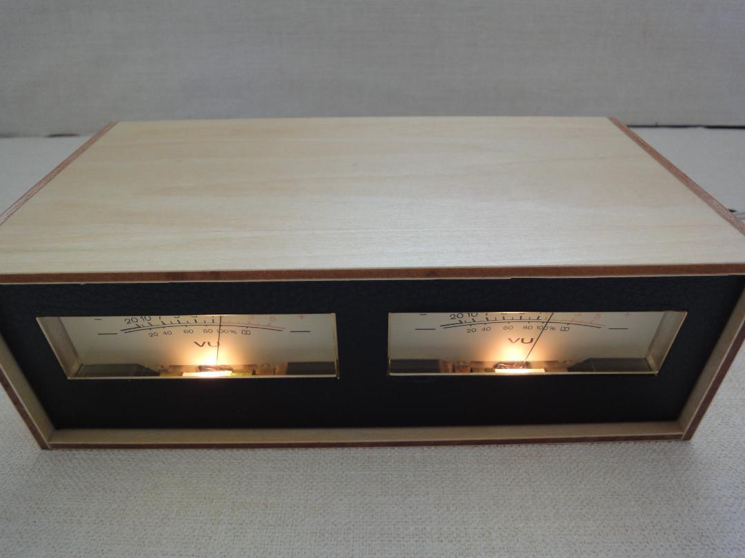 自作 ステレオVUメーター80号機