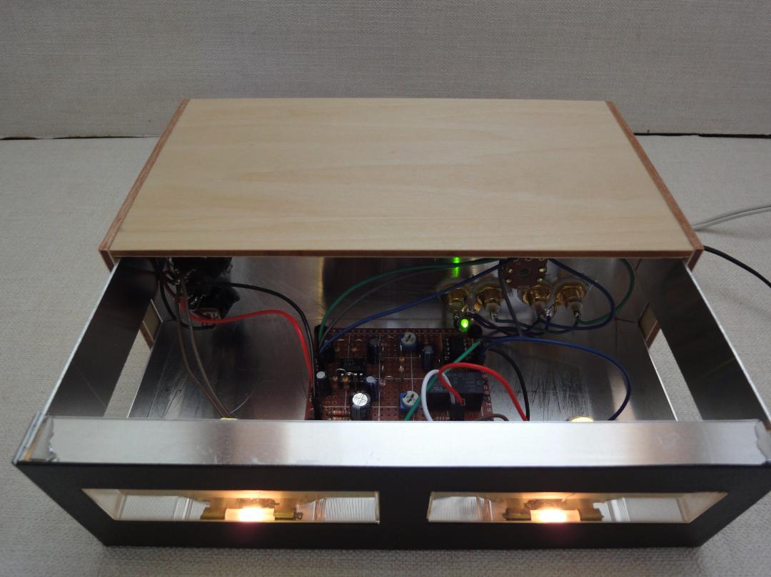 自作ステレオVUメーター187号機（サンスイ未使用新品） 自作 ステレオVUメーター80号機