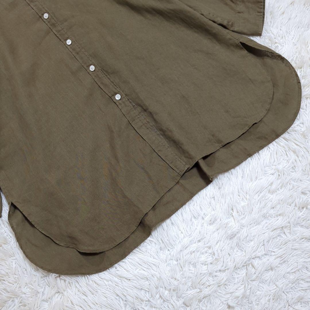 美品 ユナイテッドアローズ 38 オーバーサイズ リネン100