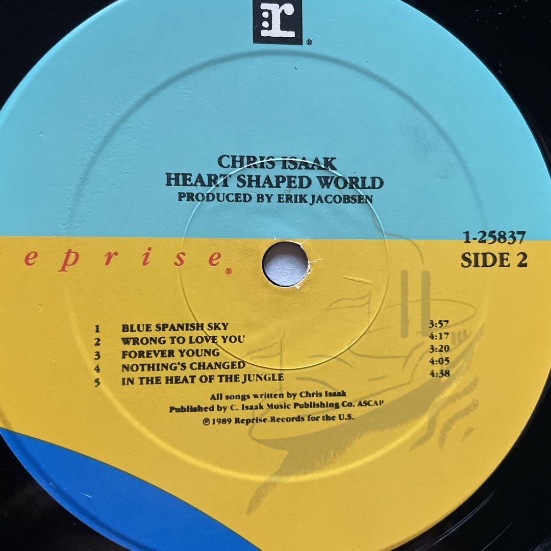 CHRIS ISAAK/HEART SHAPED WORLD LPアルバム