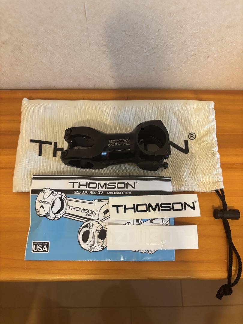 THOMSON Elite X4 ステム 80mm 10° ブラック