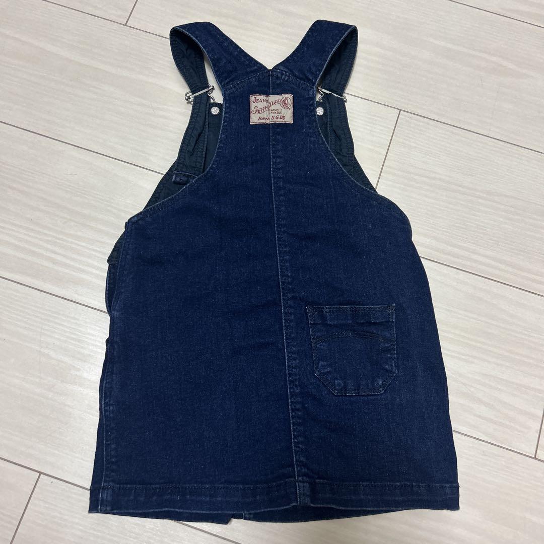 プチバトー 女の子 デニムサロペット 美品 - メルカリ