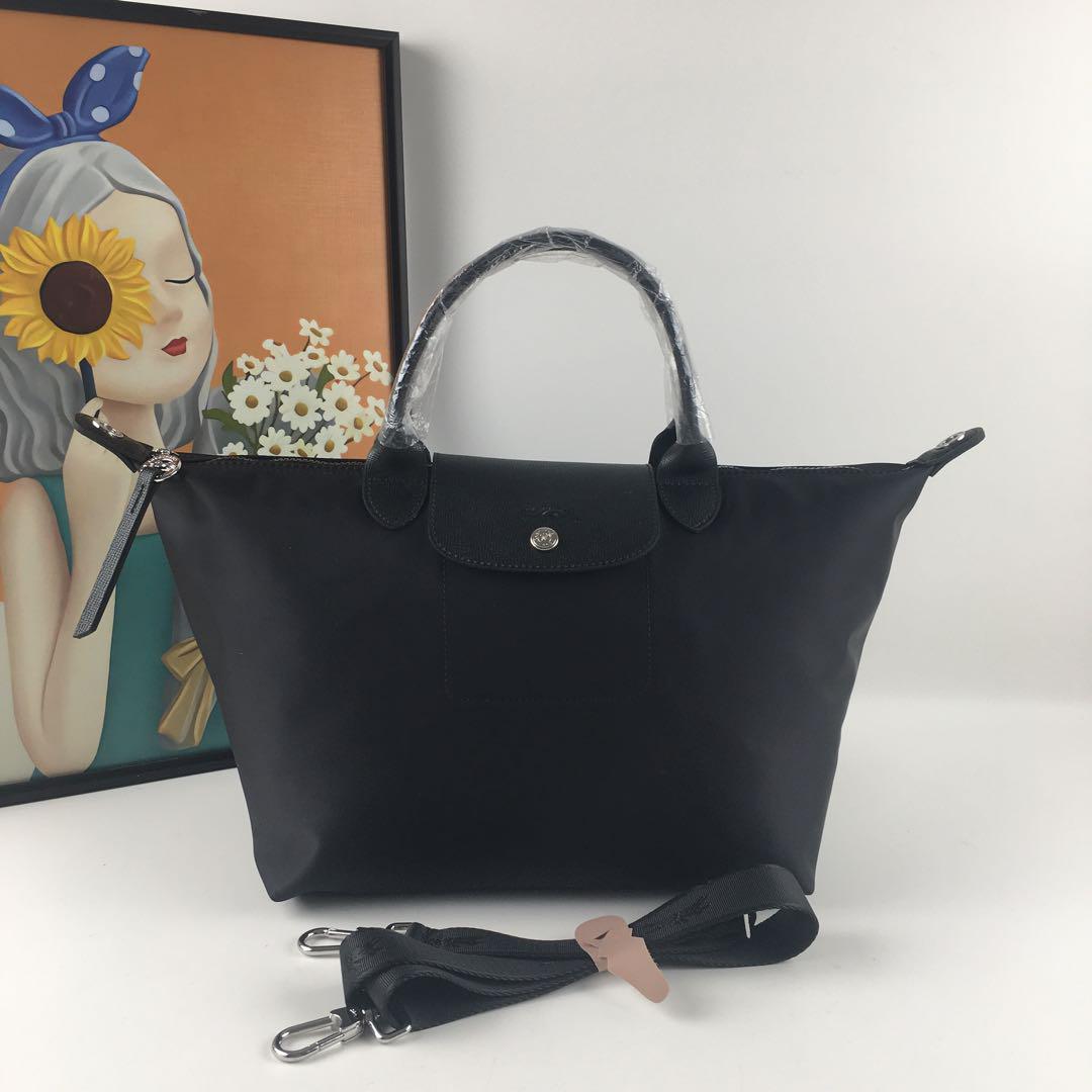 【新品】ロンシャン ル プリアージュ　オリジナル　バック M 黒