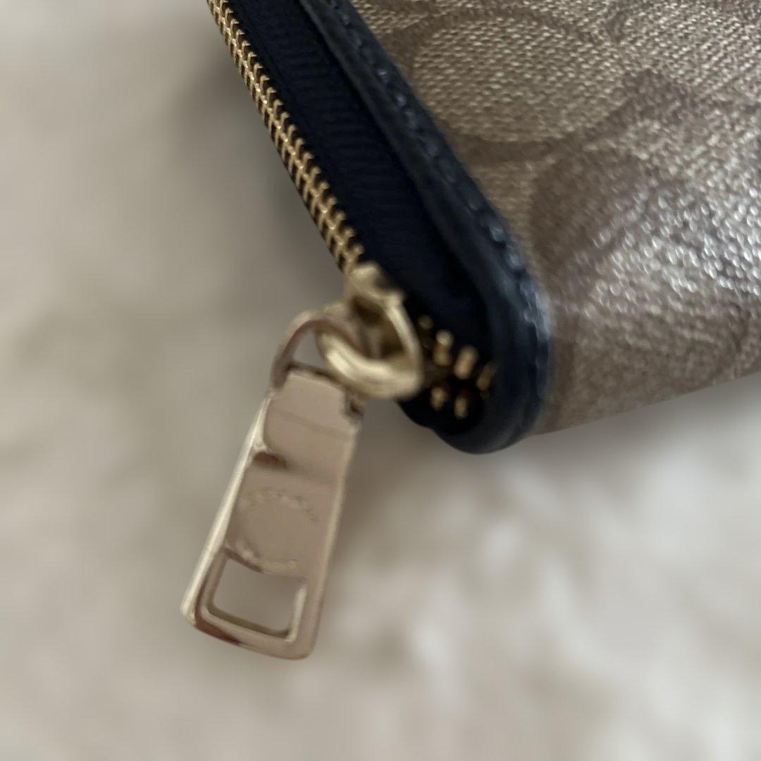 MAX80%OFF／セール開催中 新品未使用】COACH 長財布 ブラウン ネイビー - メルカリ 小物