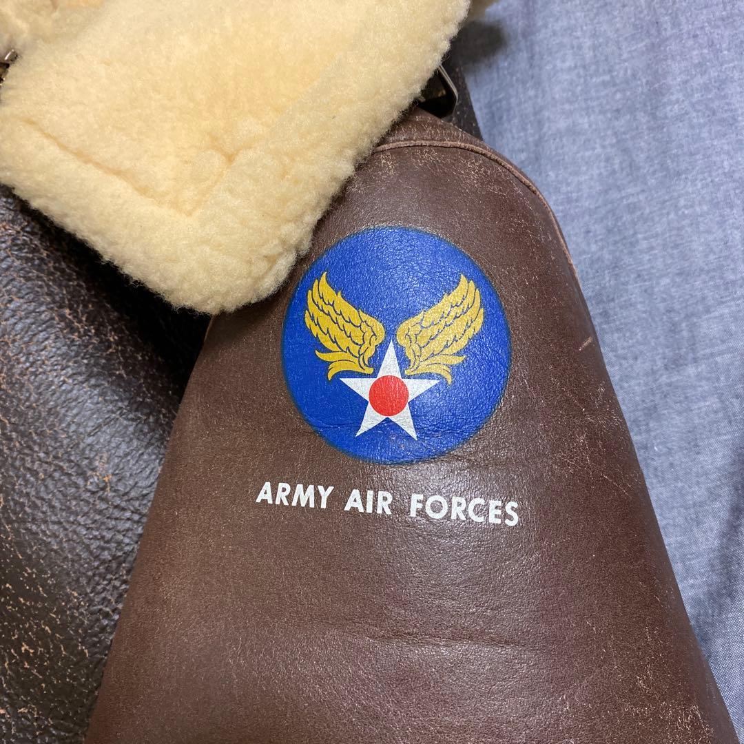 バズリクソンズ B-3フライトジャケットシールブラウン大戦モデル 36R