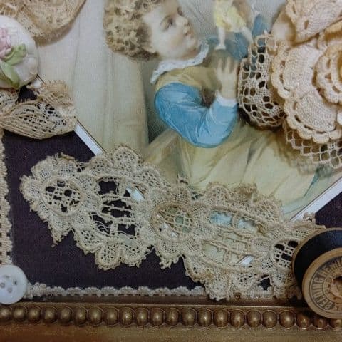 イマン*marica(マリカ)/素敵なアンティーク コラージュ フレーム