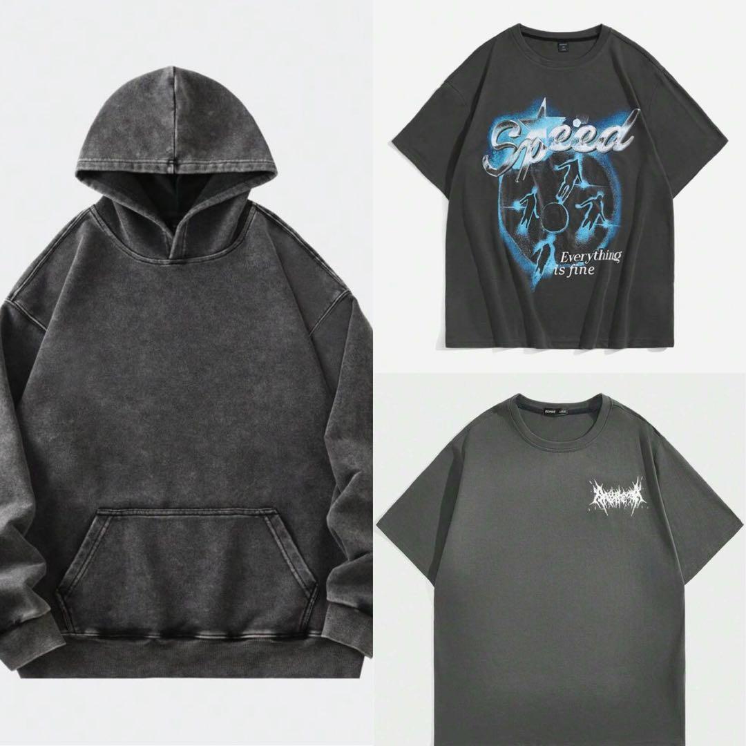 y2kファッション　tシャツ2枚　パーカー1枚