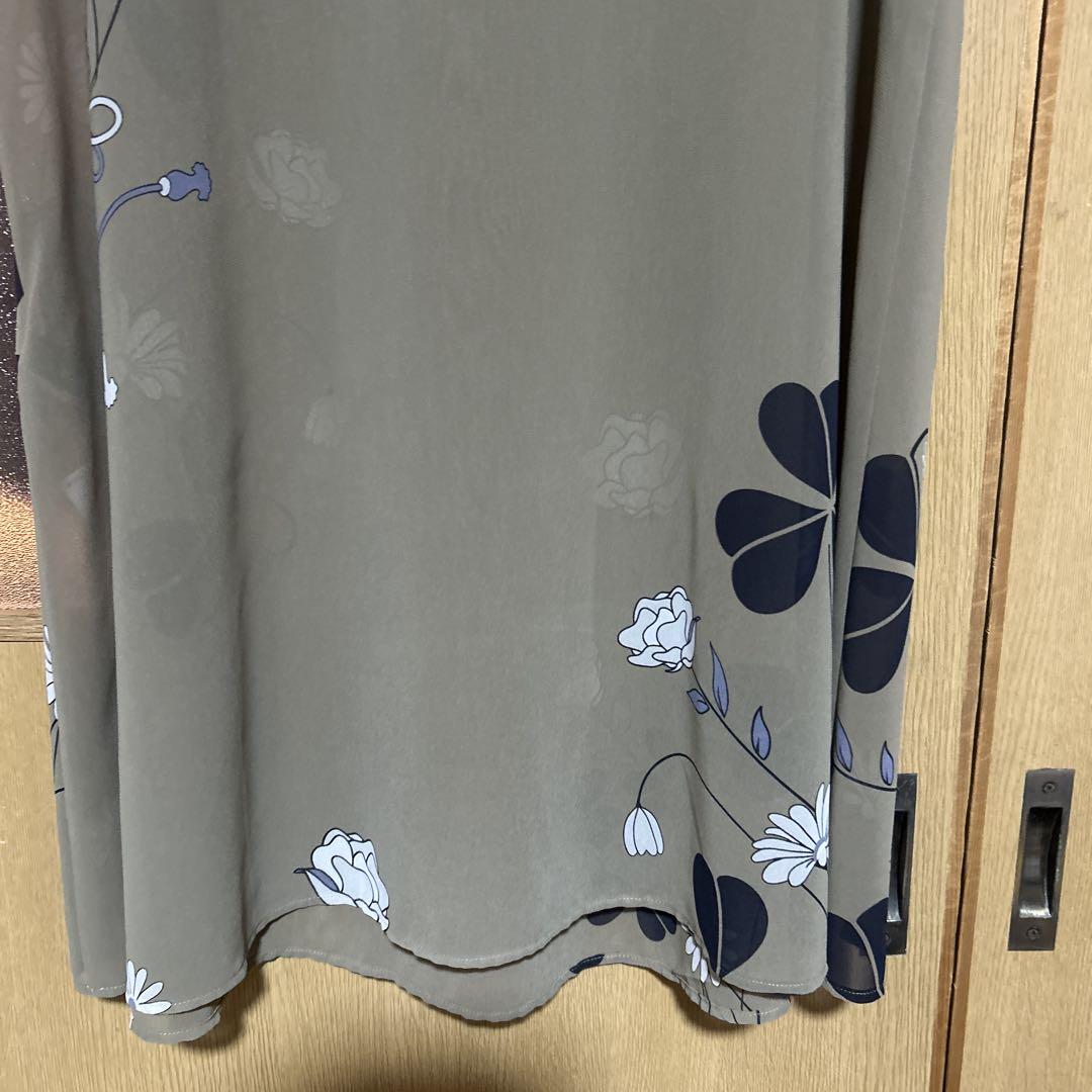詩仙堂トモコレクション花柄ノースリーブチュニック - メルカリ