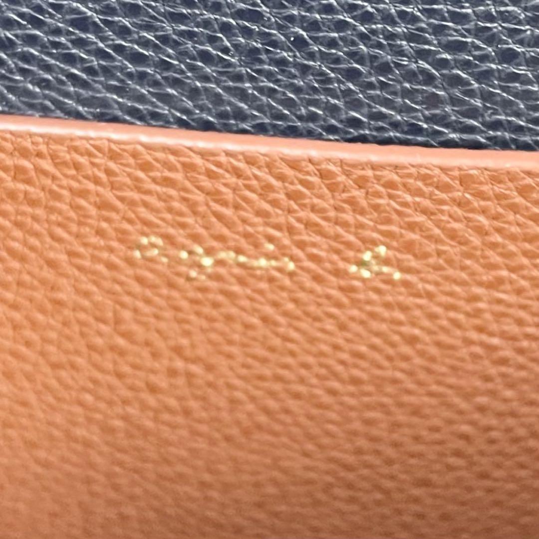 美品 アニエスベー レザー 2way ショルダーバッグ b金具 マグネット 茶 美品 アニエスベー レザー 2way ショルダーバッグ B金具