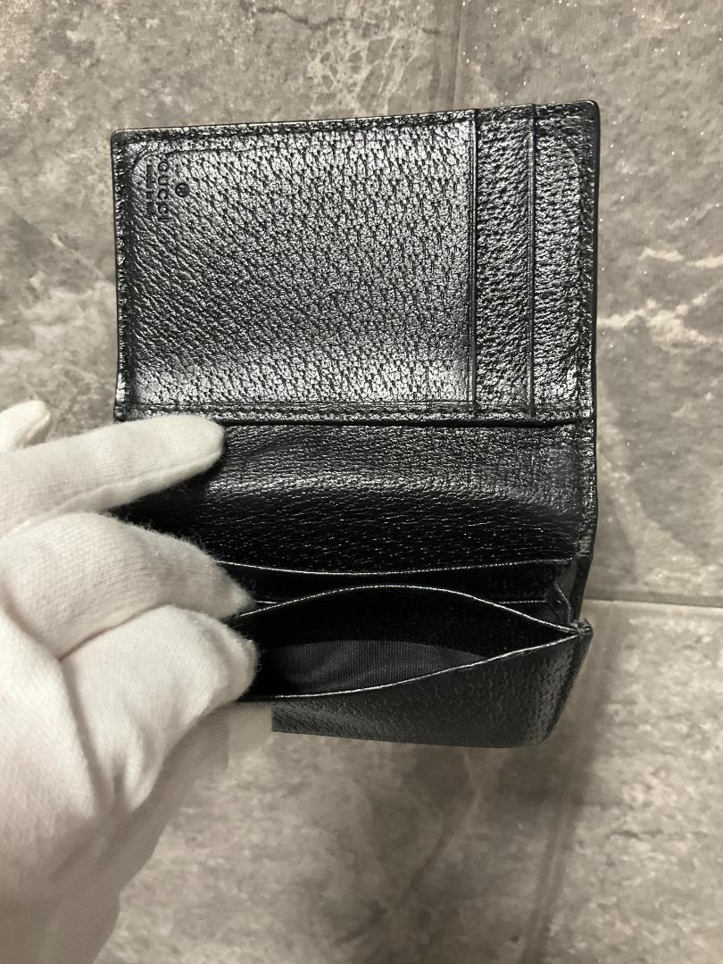 【美品】GUCCI　グッチ　カードケース　名刺入れ　ブラック
