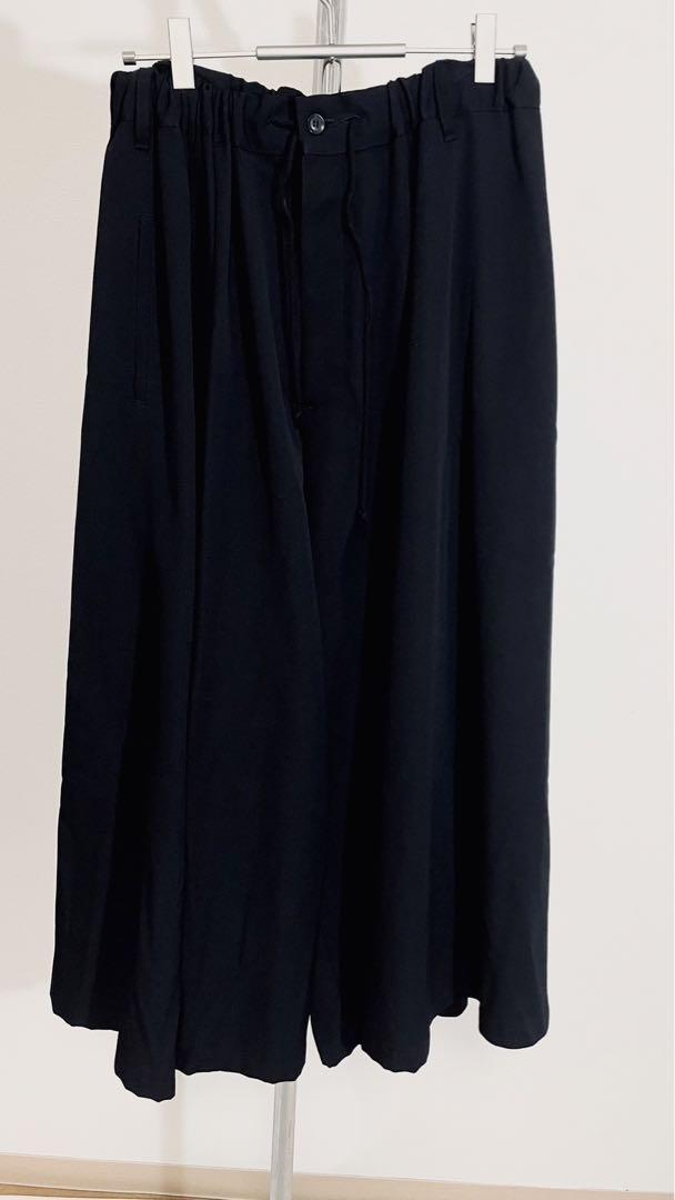 YOHJI YAMAMOTO ワイドパンツ(黒)