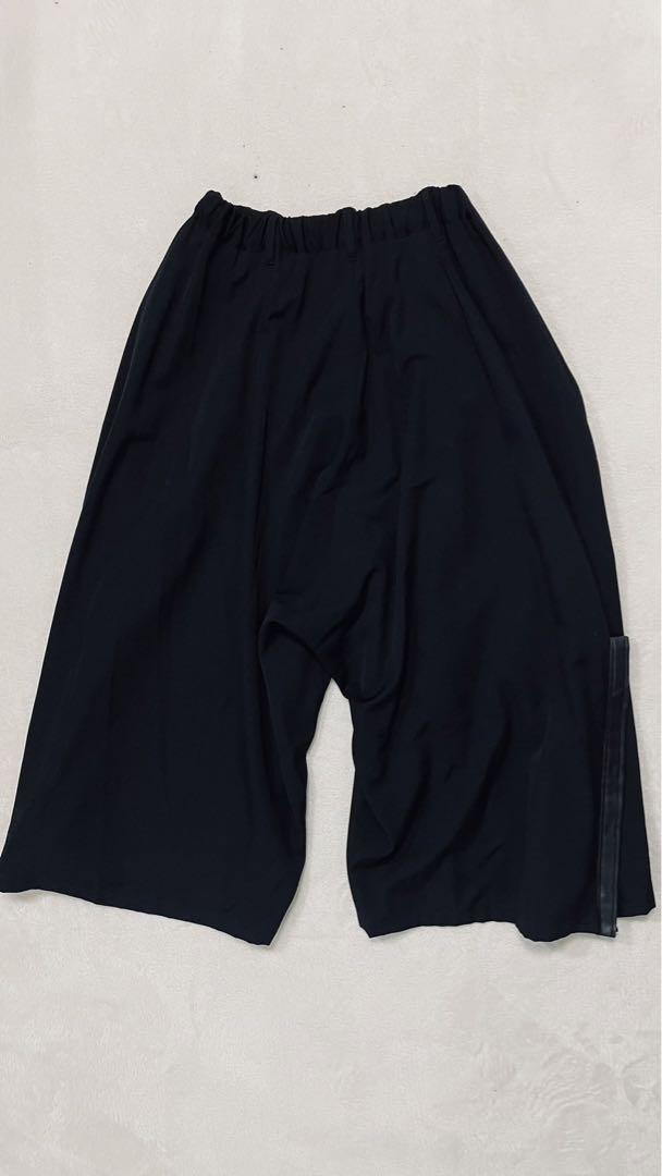 YOHJI YAMAMOTO ワイドパンツ(黒)