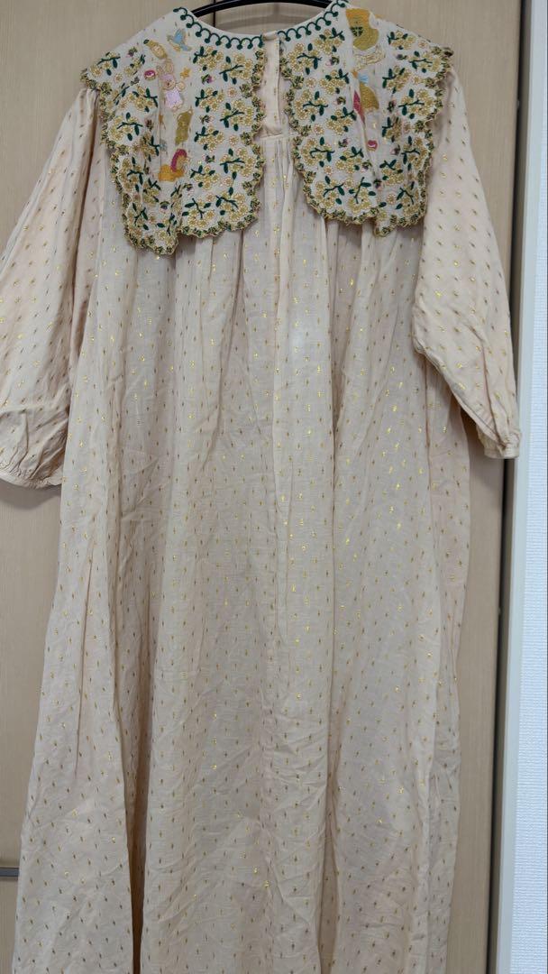 yukiemon 刺繍ワンピース　fl5